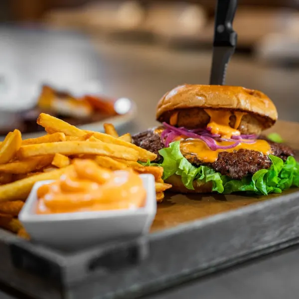Smashburgare i Dalby från Viking Pizzeria